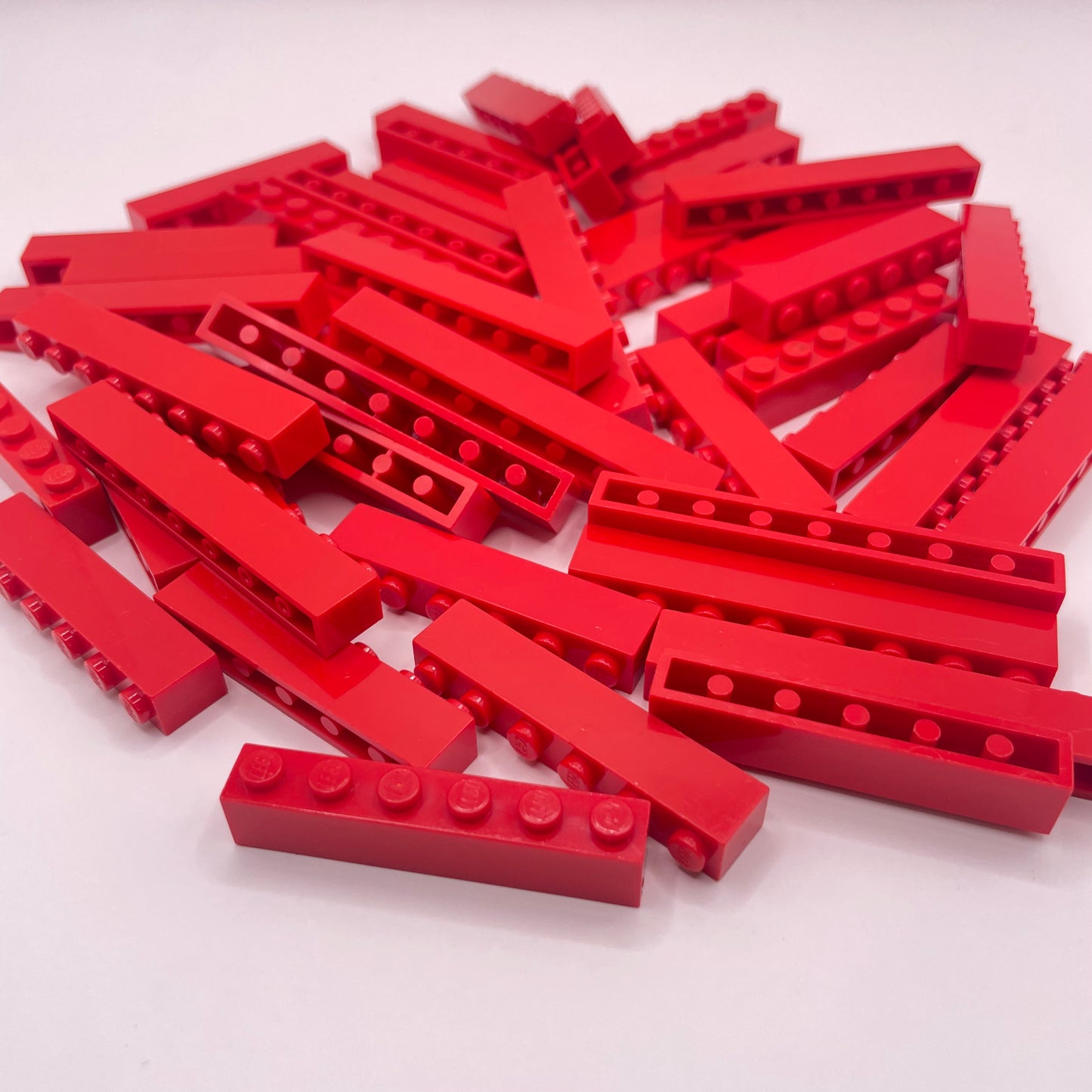 LEGO Medium Bricks, Red, Approx. 130g