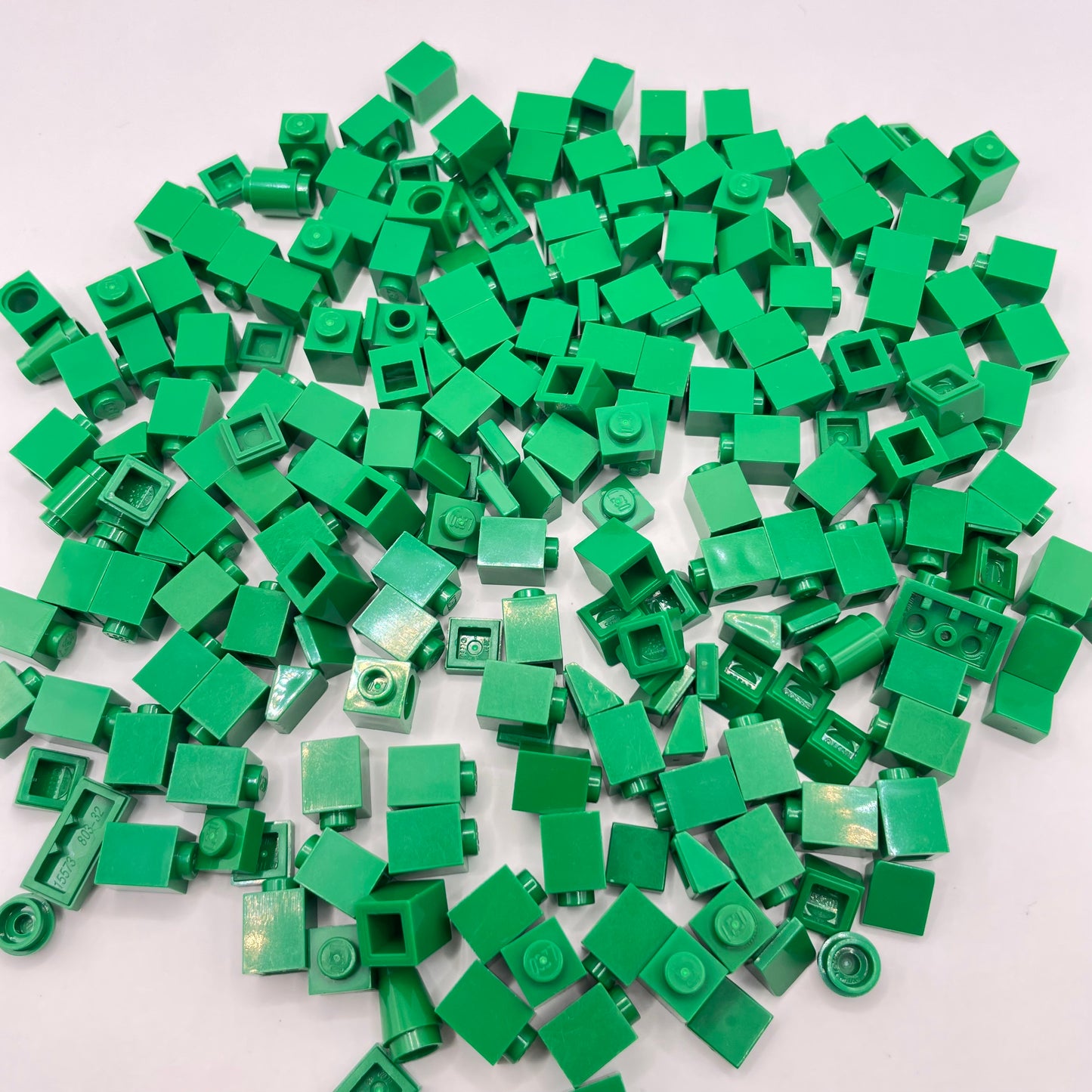 LEGO 1x1 Greebling, Green, Approx. 70g