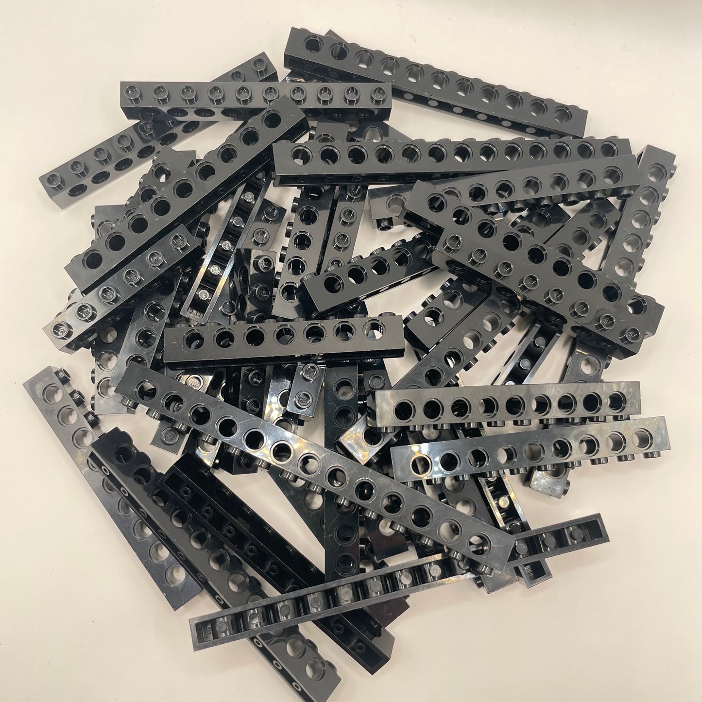 LEGO Technic Bricks, Black, Approx. 140g
