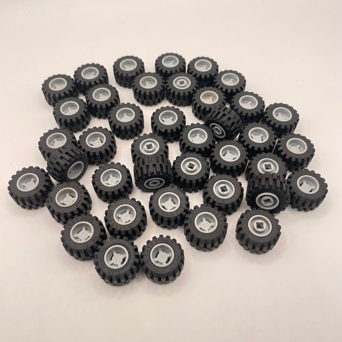 LEGO Wheels and Tires, 11mm x 12mm, 40 Pieces