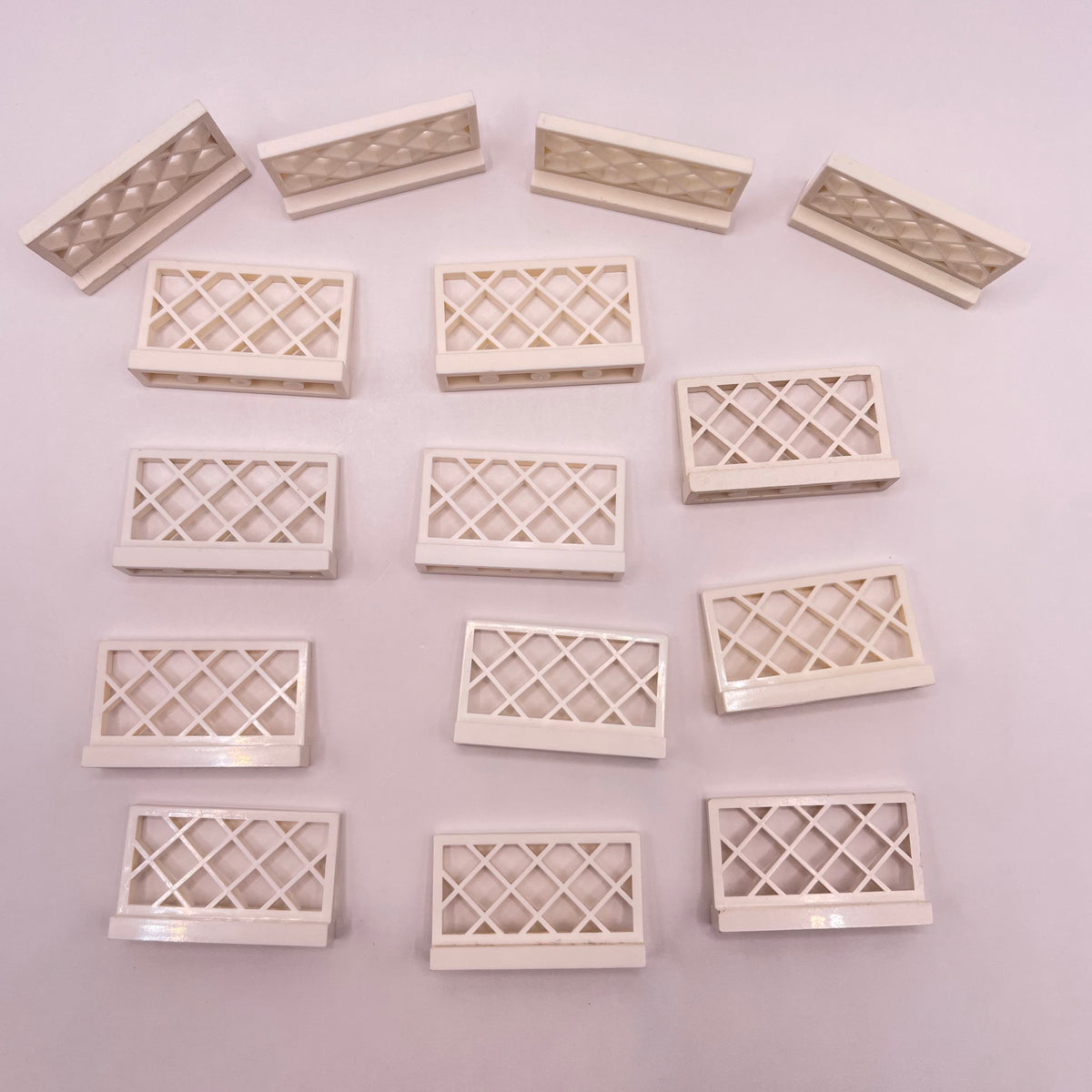 LEGO White Fences, 14 Pieces