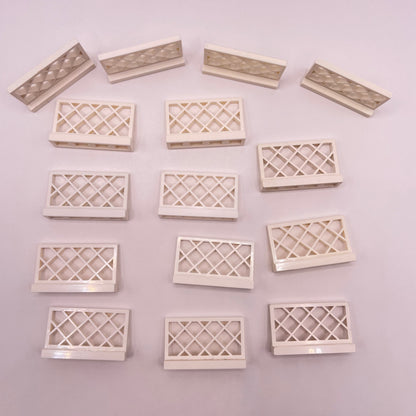 LEGO White Fences, 14 Pieces