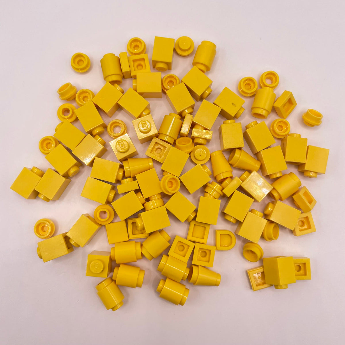 LEGO Greebling, Yellow, 100 Pieces