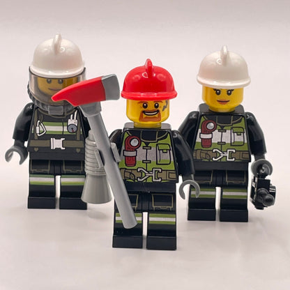 LEGO Firefighters, City, Minifigures, Set of 3