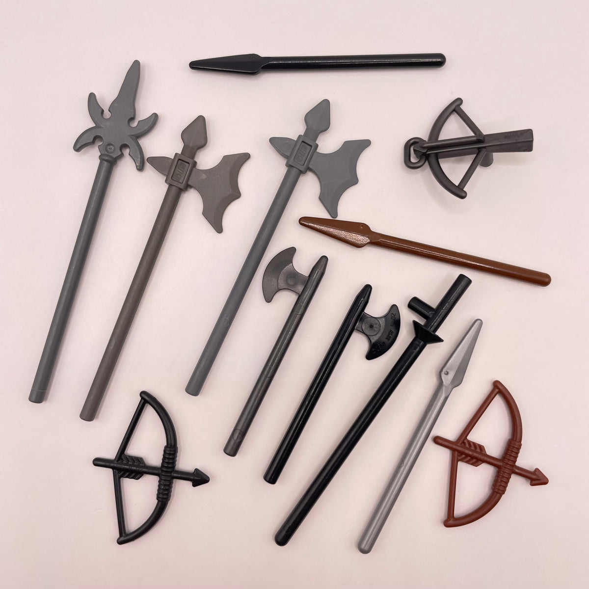 LEGO Medieval Weapons, Castle, Minifigure, 12 Pieces