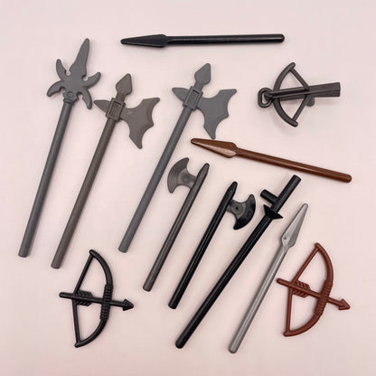LEGO Medieval Weapons, Castle, Minifigure, 12 Pieces