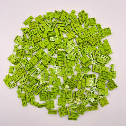 LEGO Lime, Plates, Small, Approx. 100g