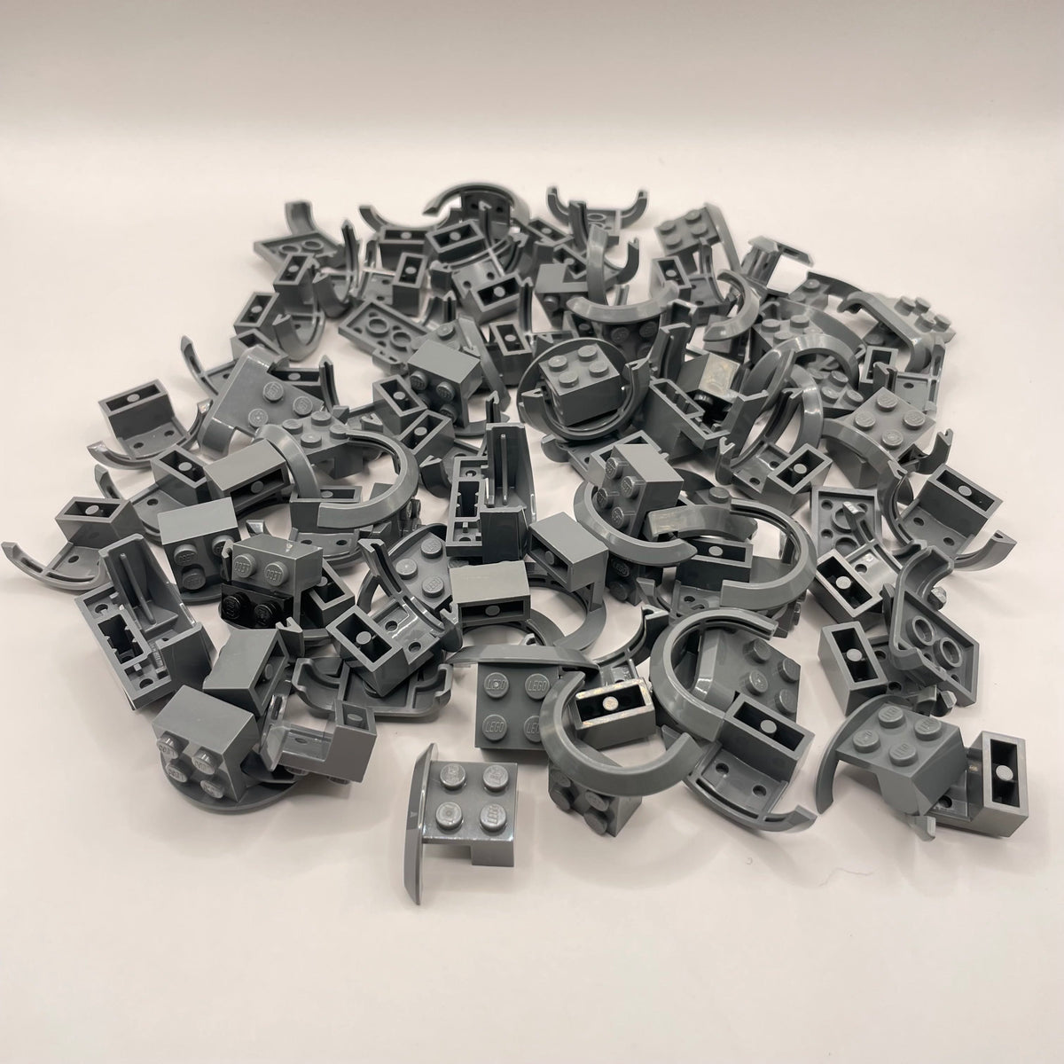 LEGO Wheel Arches, Dark Bluish Grey, Approx. 130g