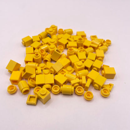 LEGO Greebling, Yellow, 100 Pieces