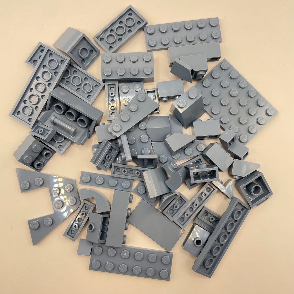 LEGO Sand Blue, Mixed Pieces, Approx. 50g