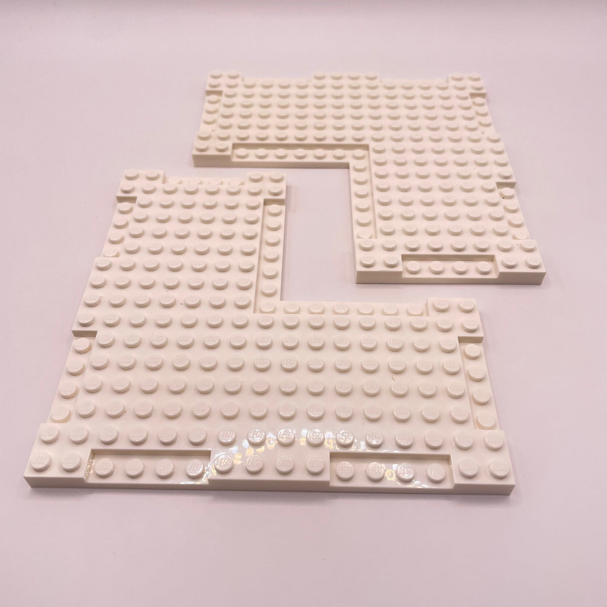 LEGO 16x16 Modified Plates, White, 2 Pieces,