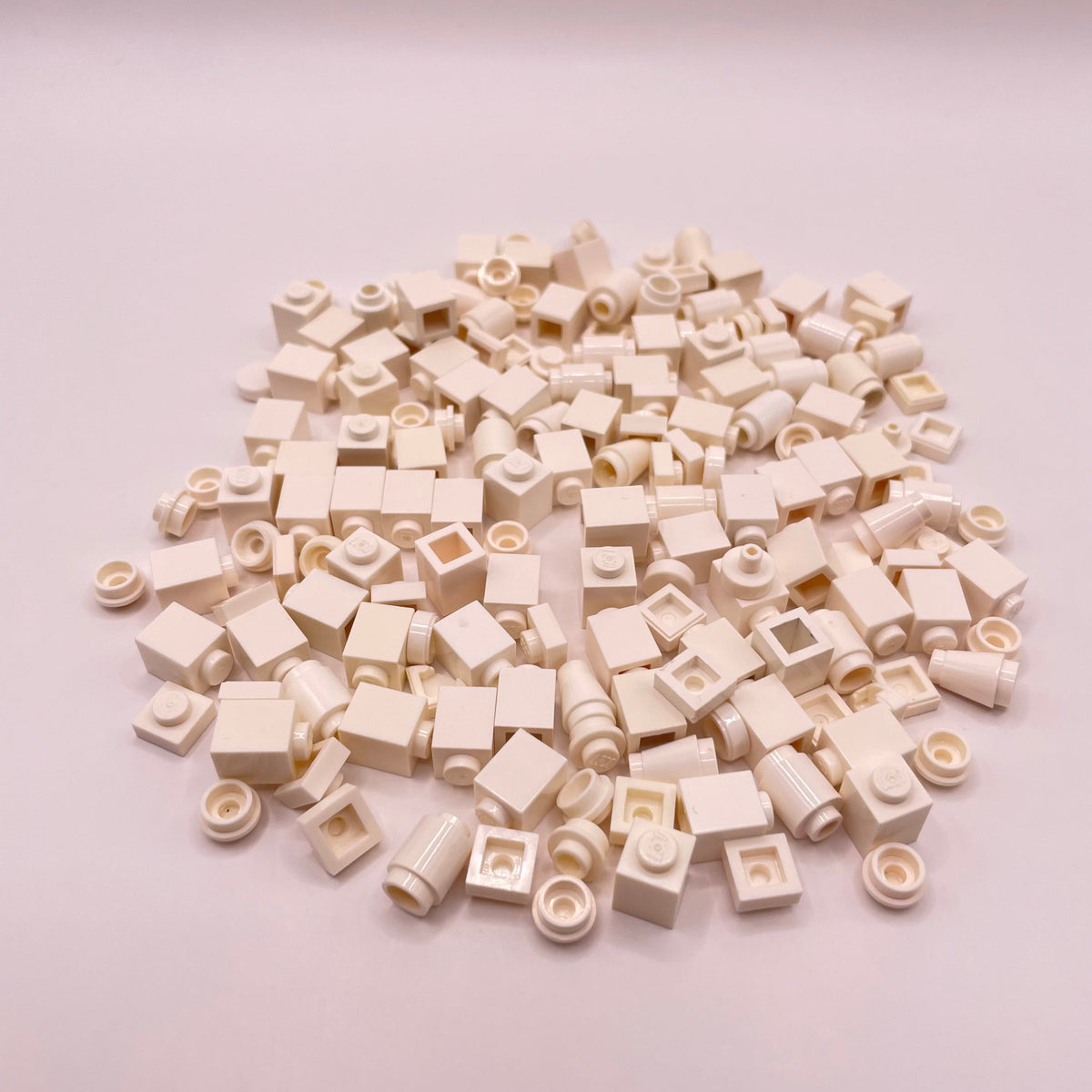 LEGO Greebling, White, Approx. 50g