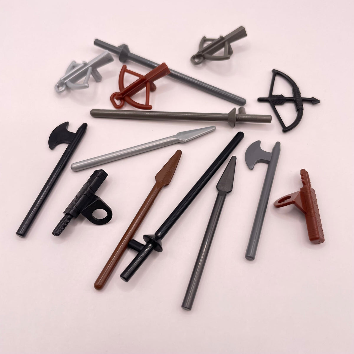 LEGO Medieval Weapons, Castle, Minifigure, 14 Pieces