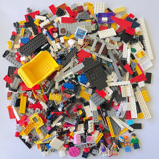 LEGO Fun Pack, Mixed Bag, Approx. 750g includes 6 Minifigures/Minidolls