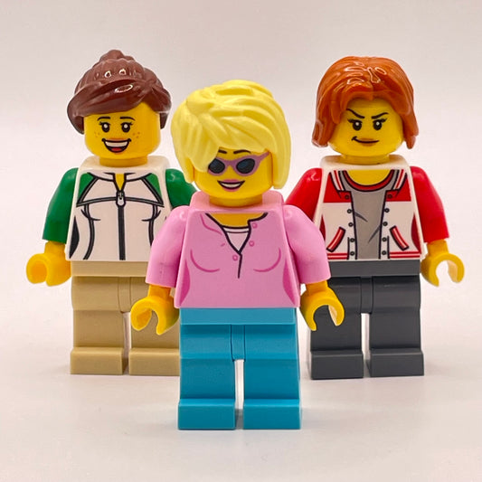 LEGO Ladies, City, Minifigures, Set of 3