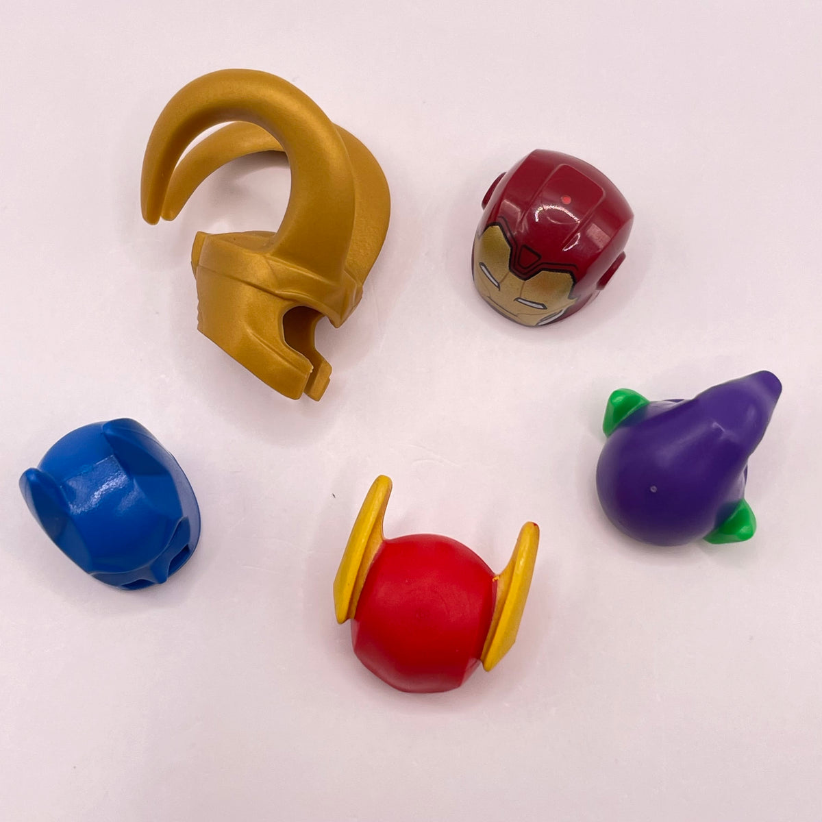LEGO Super Heroes Headgear, Minifigure Accessories, 5 Pieces