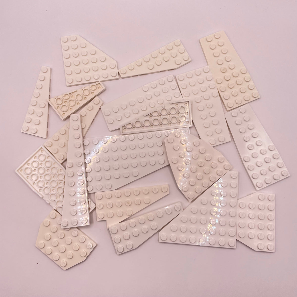 LEGO Wings Plates, White, Approx. 70g