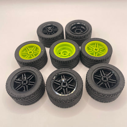 LEGO Medium Wheels, 8 Pieces
