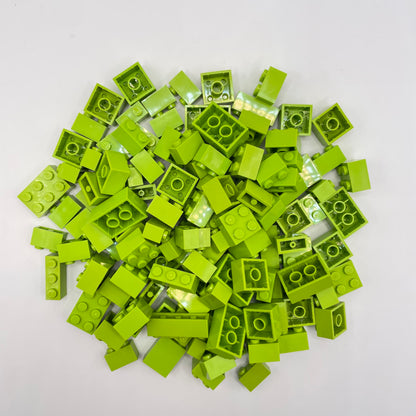 LEGO Bricks, Lime, Approx. 140g