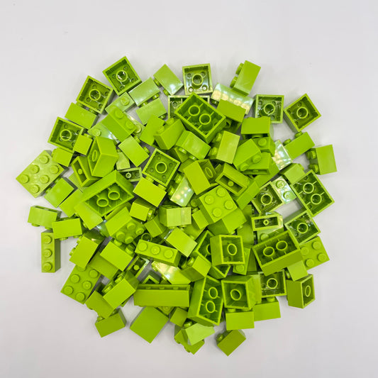 LEGO Bricks, Lime, Approx. 140g