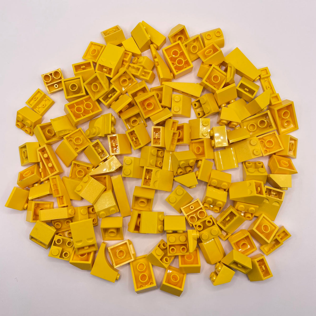 LEGO Slopes, Medium, Yellow, Approx. 130g