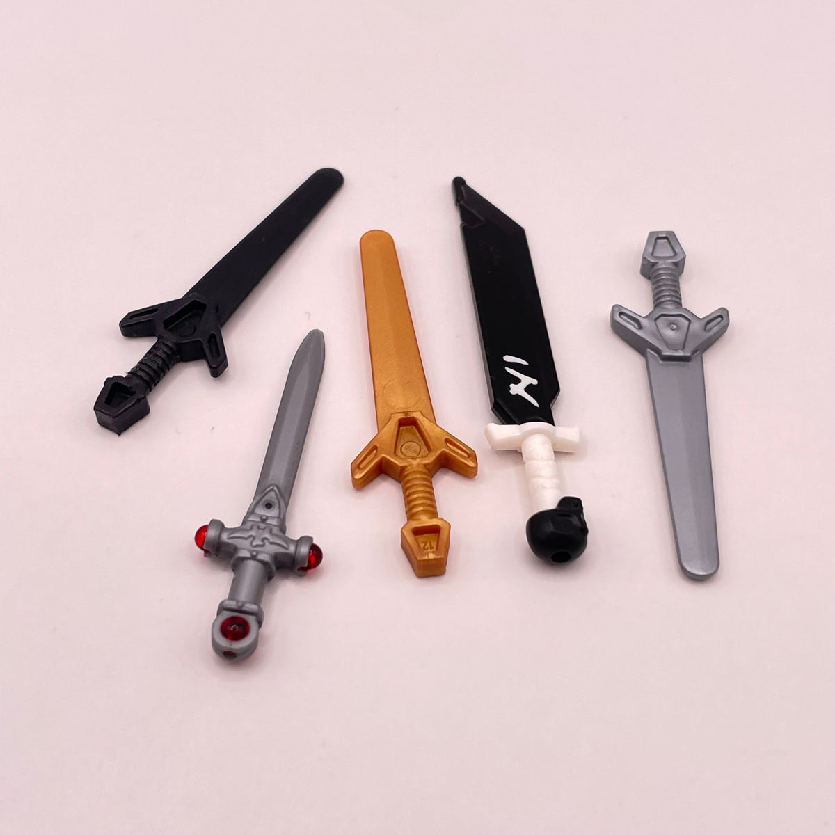 LEGO Fancy Swords, Castle, Minifigure, 5 Pieces