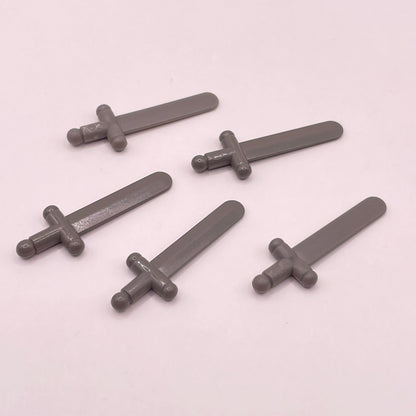 LEGO Old Grey, Sword, Castle, Minifigure, 5 Pieces