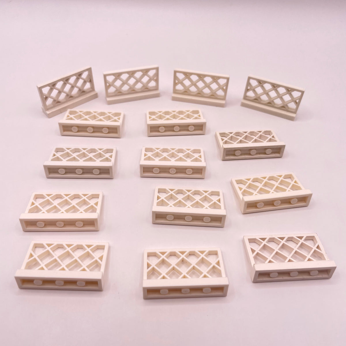 LEGO White Fences, 14 Pieces
