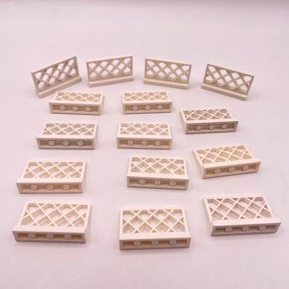 LEGO White Fences, 14 Pieces