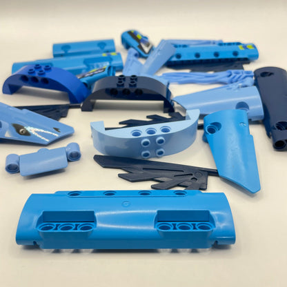LEGO Technic Panels, Blue, Approx. 75g