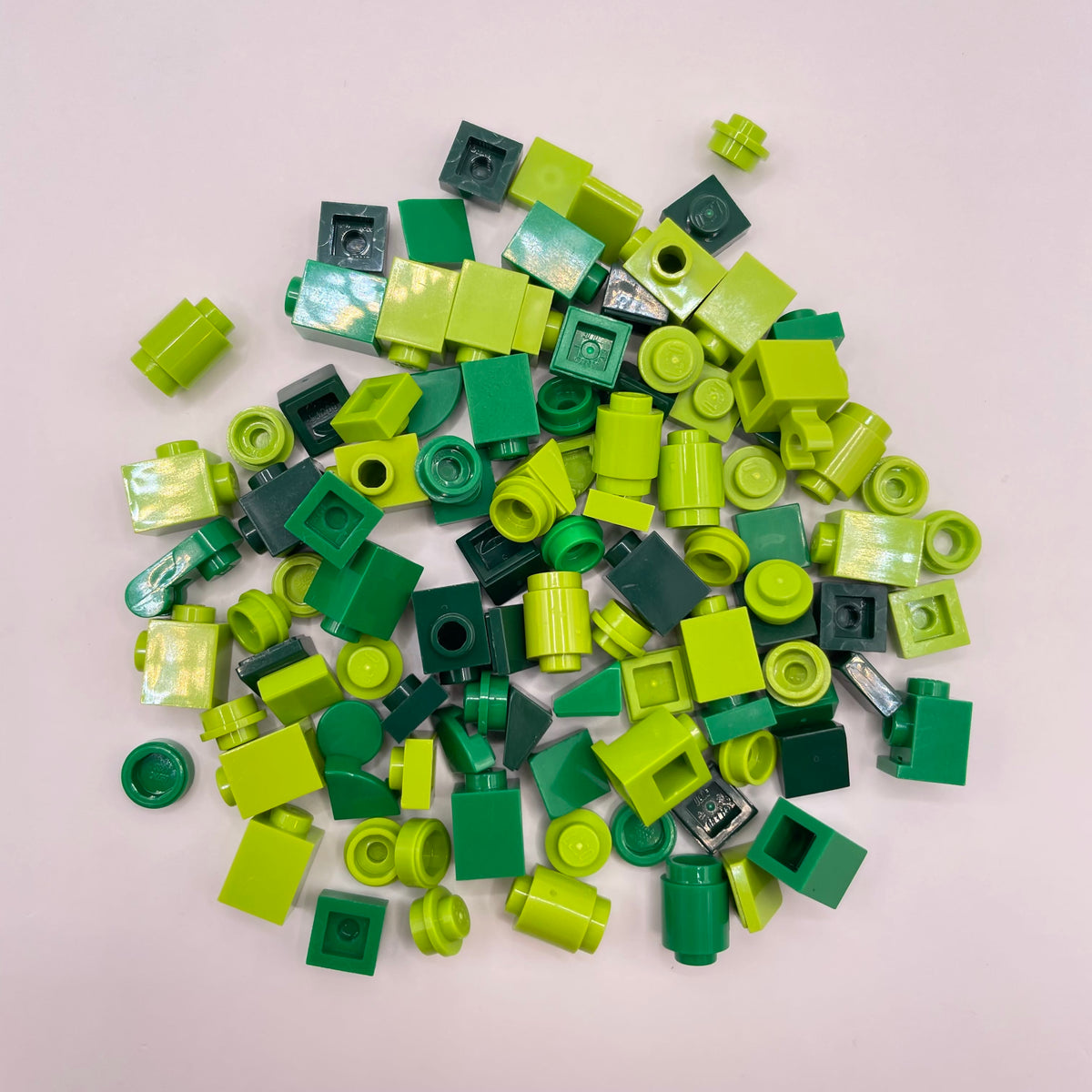 LEGO Mixed Green, Greebling, 100 Pieces