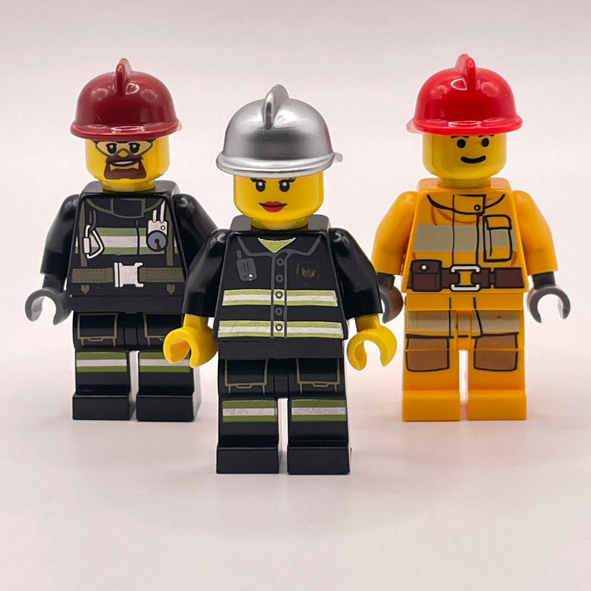 LEGO Firefighters, City, Minifigures, Set of 3