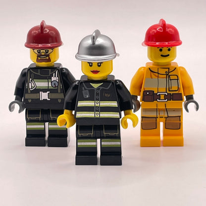 LEGO Firefighters, City, Minifigures, Set of 3