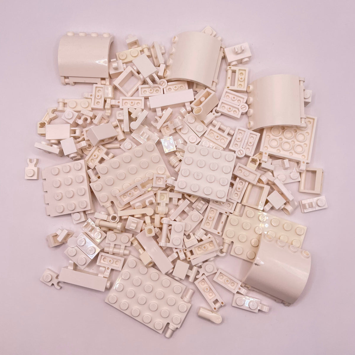 LEGO White, Flexible Connections,  Approx. 80g
