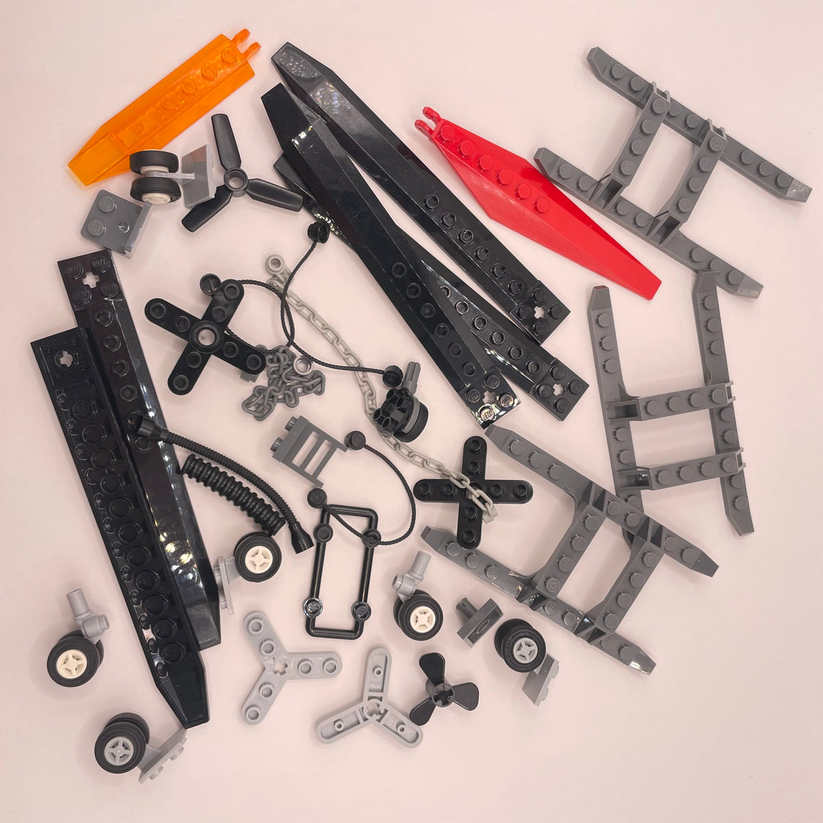LEGO Helicopter Pieces, Play Pack, Vehicle Pieces, Approx. 70g