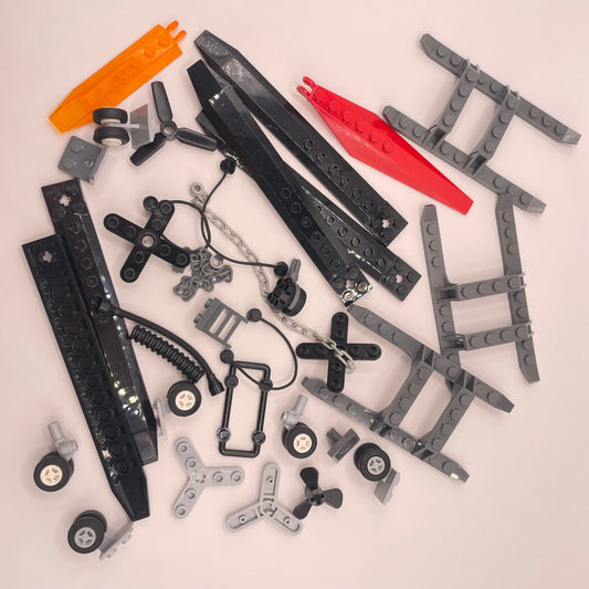 LEGO Helicopter Pieces, Play Pack, Vehicle Pieces, Approx. 70g