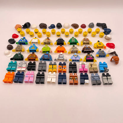 LEGO Build a Minifigure, Mix and Match City Figures, Set of 20