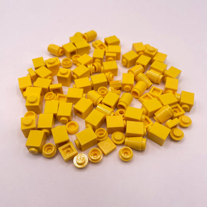 LEGO Greebling, Yellow, 100 Pieces