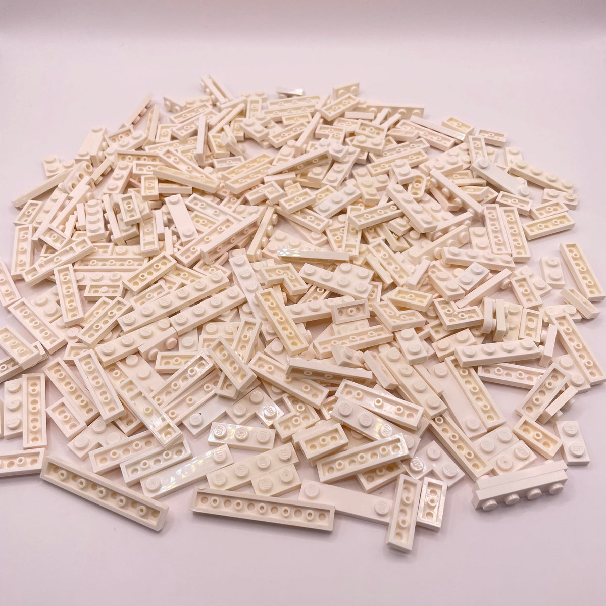 LEGO Plates 1x, Short, White, Approx. 170g