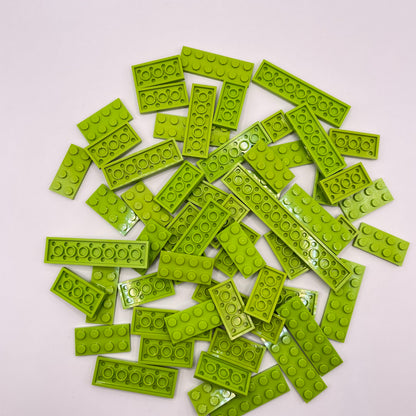 LEGO Lime, Plates, 2x Wide Approx. 80g