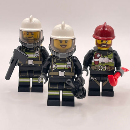 LEGO Firefighters, City, Minifigures, Set of 3