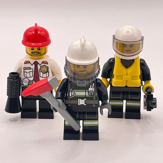 LEGO Firefighters, City, Minifigures, Set of 3