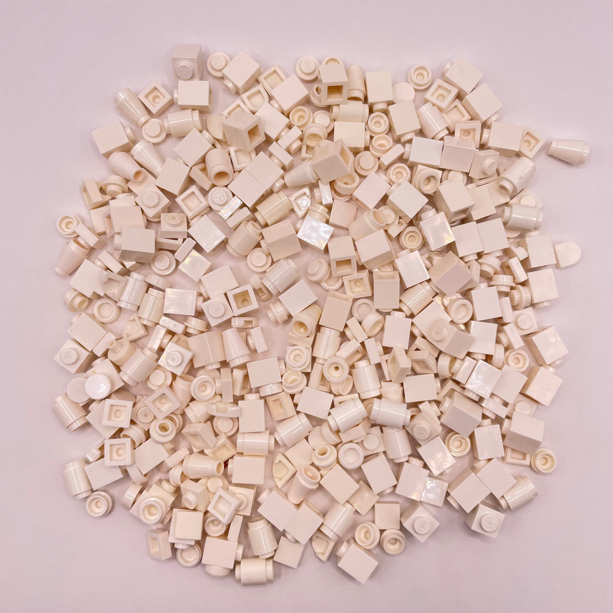 LEGO Greebling, White, Approx. 80g