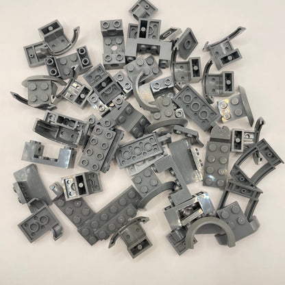 LEGO Vehicle Connections, Dark Bluish Grey, Approx. 80g