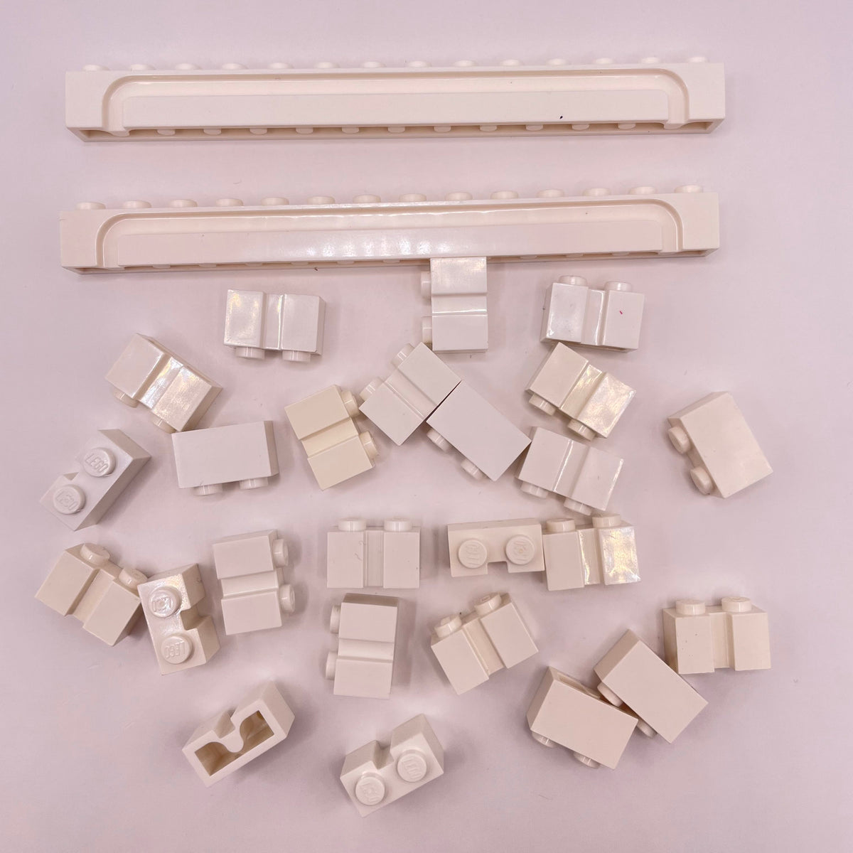LEGO Roller Door Bricks, White, Building, Approx. 30g