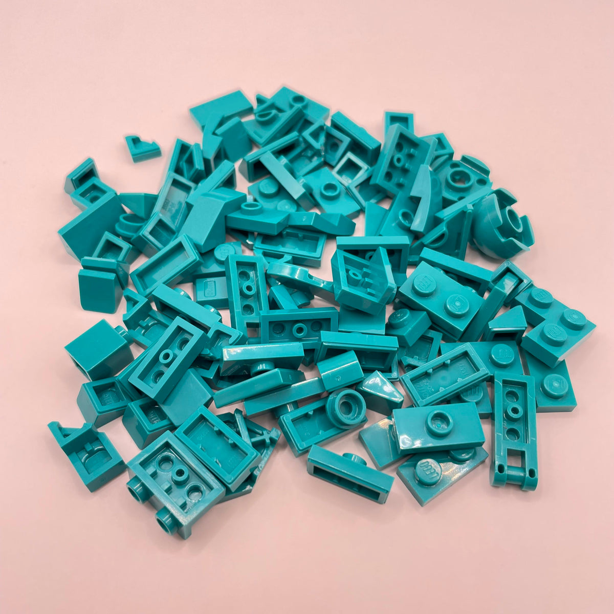 LEGO Dark Turquoise, Greebling, Approx. 28g