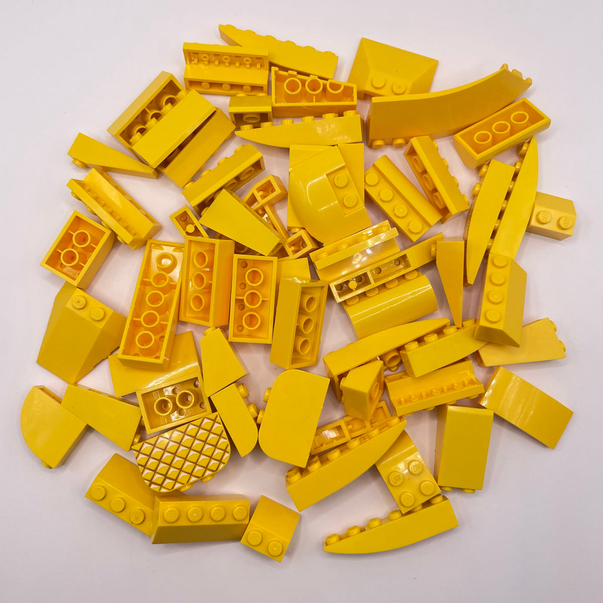 LEGO Large Slopes, Yellow, Approx. 110g