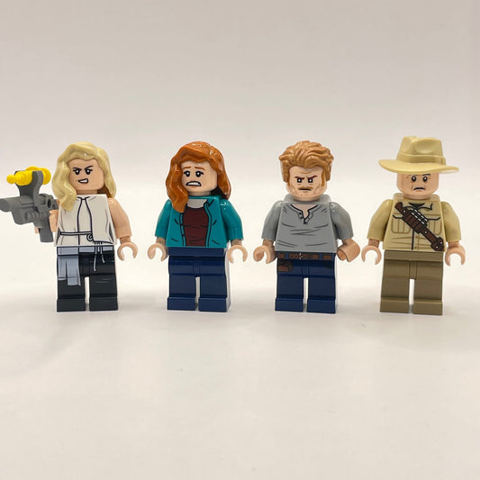 LEGO Jurassic Bundle, Jurassic World, Minifigure (Pack of 4)