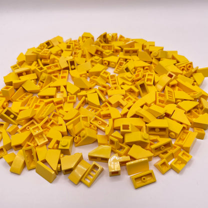 LEGO Slopes, Small, Yellow, Approx. 105g