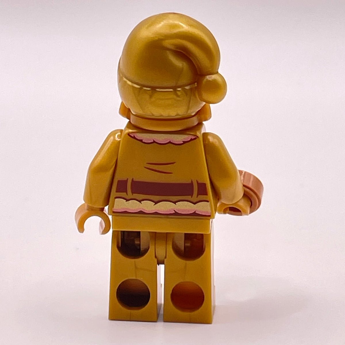 LEGO Gold Santa with Cookie, Holidays, Christmas, Minifigure (hol400)